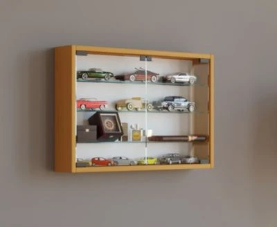 VCM Holz Glas Hängevitrine Wandvitrine Sammel Deko Sammler Vitrine Mandosa M 2 VCM Holz Glas Hängevitrine Wandvitrine Sammel Deko Sammler Vitrine Mandosa M – Bild 2