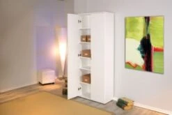 Inter Link Mehrzweckschrank Arconati, 2-türig, Weiß 9 Inter Link Mehrzweckschrank Arconati, 2-türig, Weiß -Komar Verkäufe 7516906 04