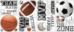 RoomMates Wandsticker All Stars Sports Sayings, 24-tlg.